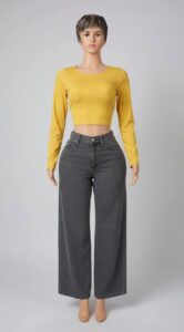 wide leg jeans