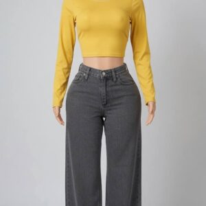wide leg jeans